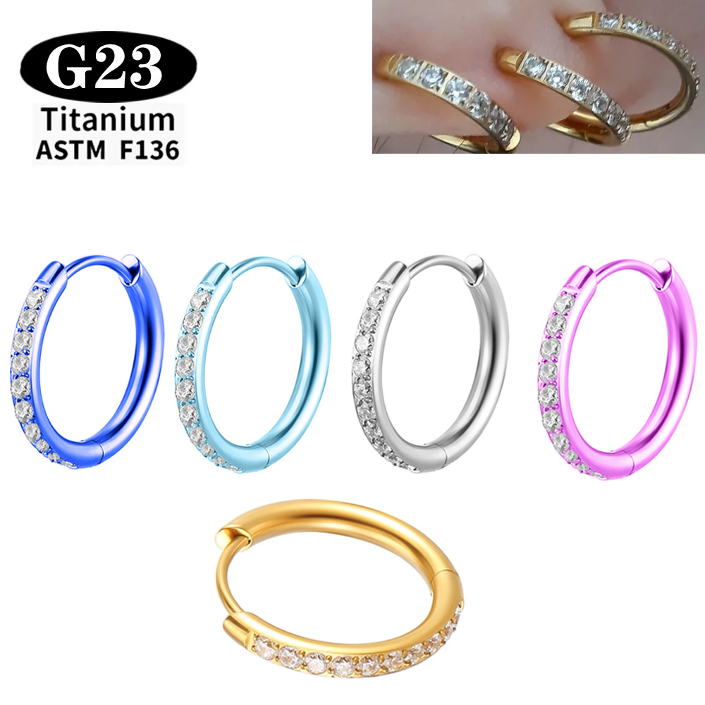 Body Jewelry Quality - Argola de Titânio ASTM F136 G23