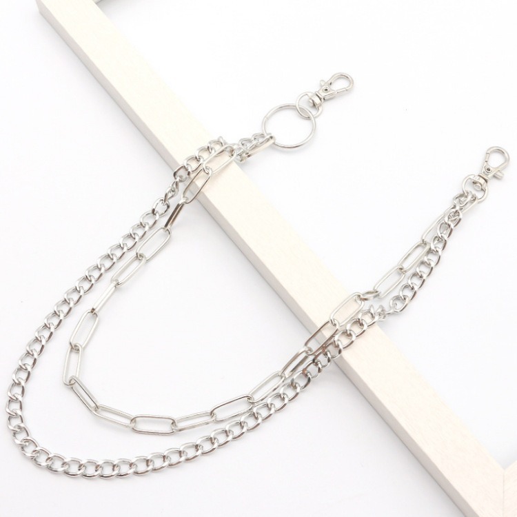 Body Jewelry Quality - Cadeia de Cintura Dupla de Metal