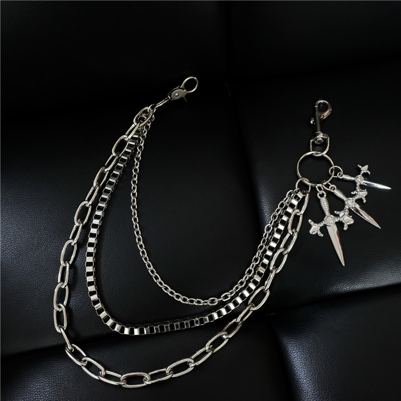 Body Jewelry Manufacturers - Calças Casuais Versáteis Estilo Hip-Hop Punk