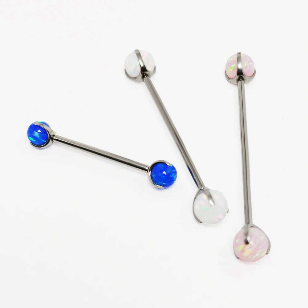 Dermal Anchor Top - G23 titânio opala barra bolas anel