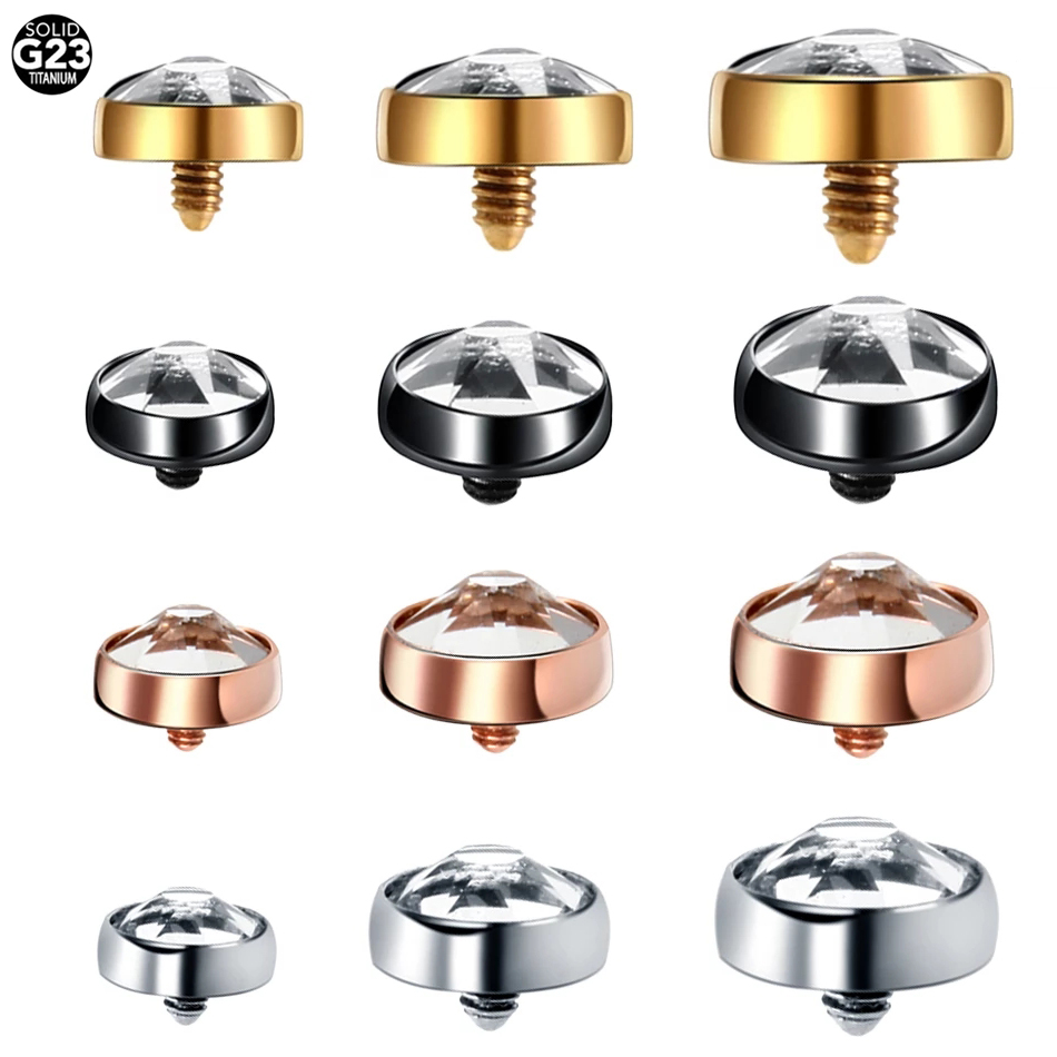 Dermal Anchor Top - Piercing microdermico de titânio g23, piercing