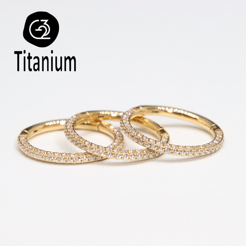 Body Jewelry Quality - Argolas de Titânio ASTM F136 G23
