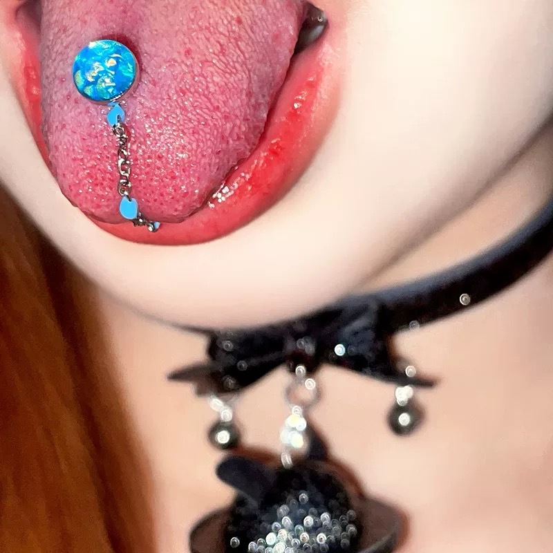 1 Peça Piercing de Língua de A - Body Jewelry Quality avaliação e preço