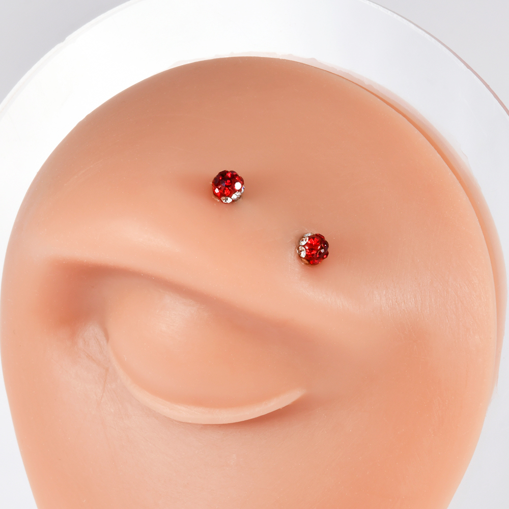 1/5/7 pçs strass de aço cirúrg - Dermal Anchor Top avaliação e preço