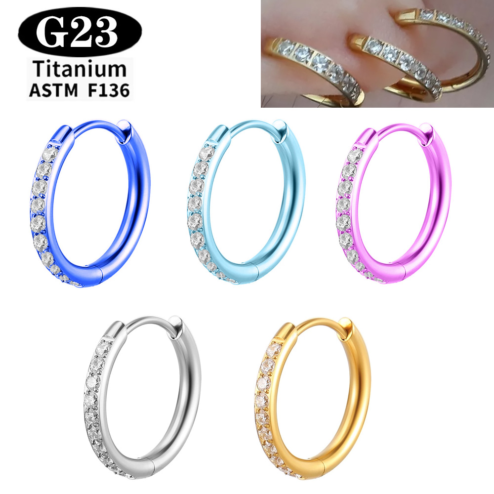 Argola de Titânio ASTM F136 G2 - Body Jewelry Quality avaliação e preço