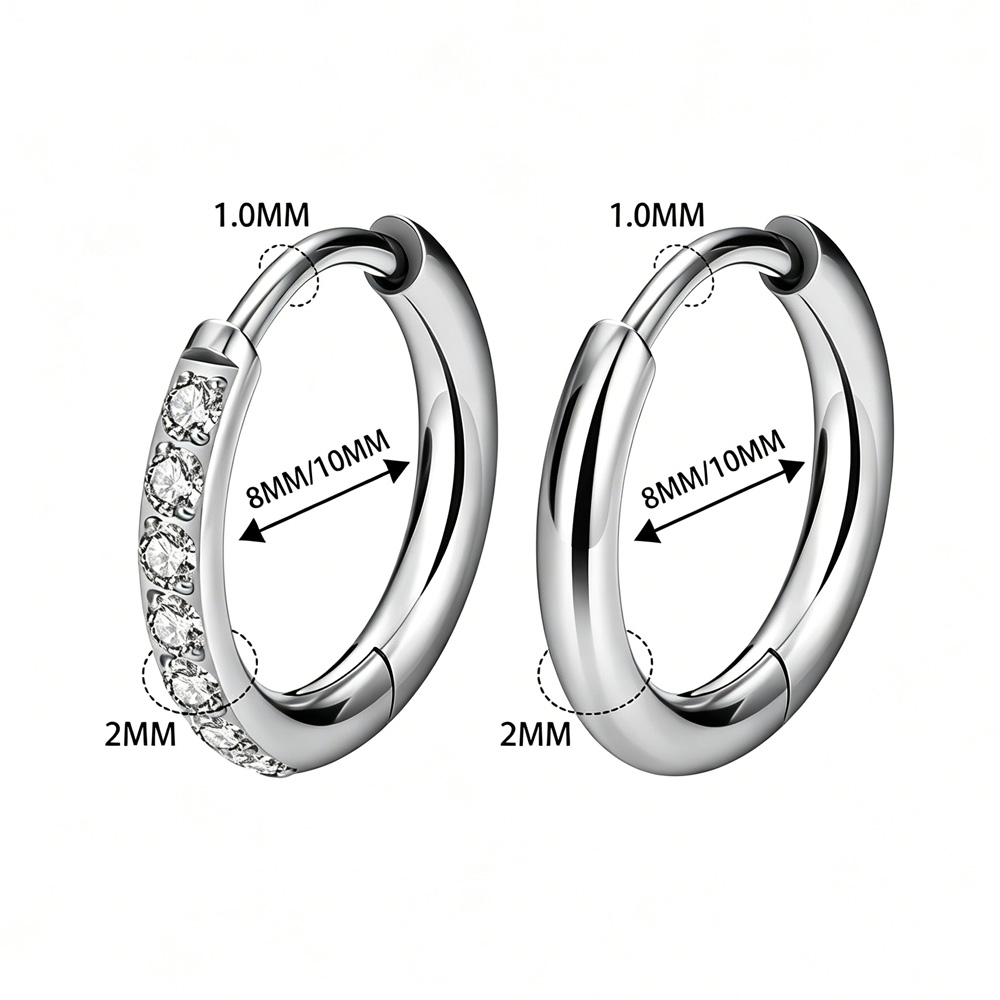 Argola de Titânio ASTM F136 G2 - Body Jewelry Quality avaliação e preço