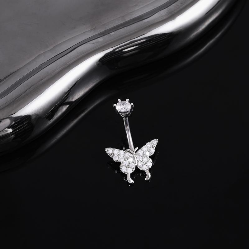 Piercings de Umbigo Borboleta  - Body Jewelry Quality avaliação e preço