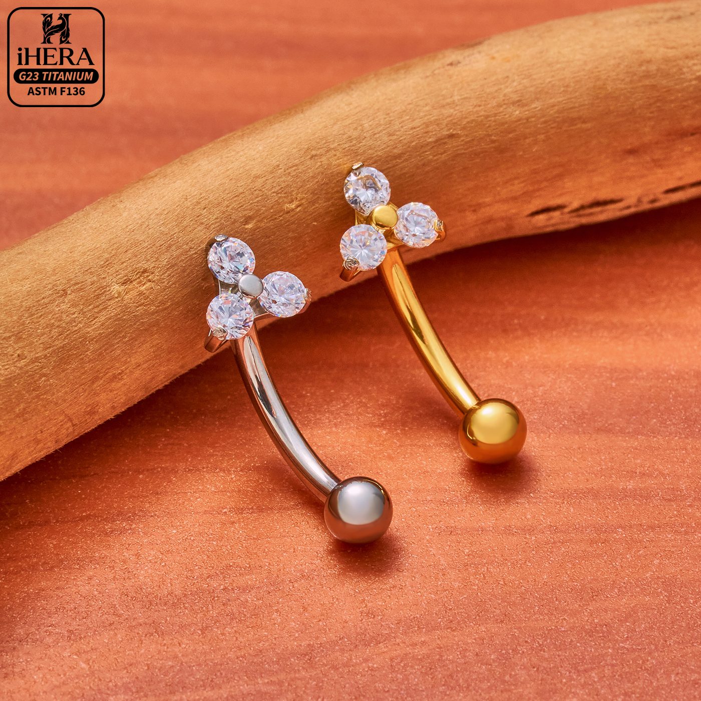 Piercing de Titânio F136 com B - Body Jewelry Vertical Labret avaliação e preço