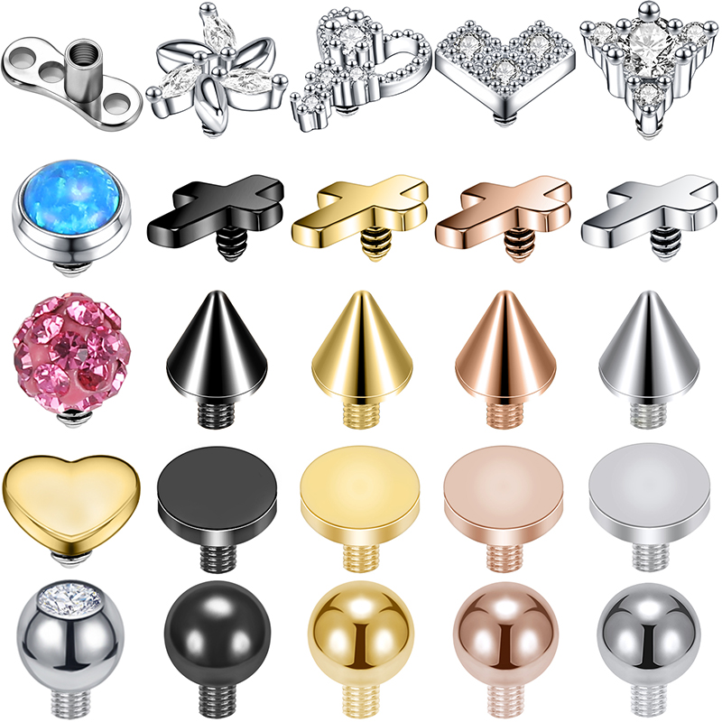 Zs 16g micro piercing dérmico  - Dermal Anchor Top avaliação e preço