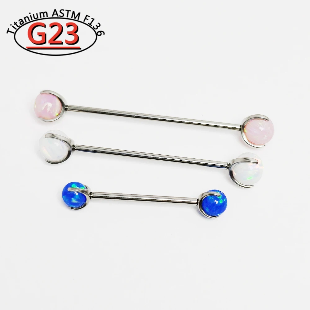G23 titânio opala barra bolas  - Dermal Anchor Top avaliação e preço