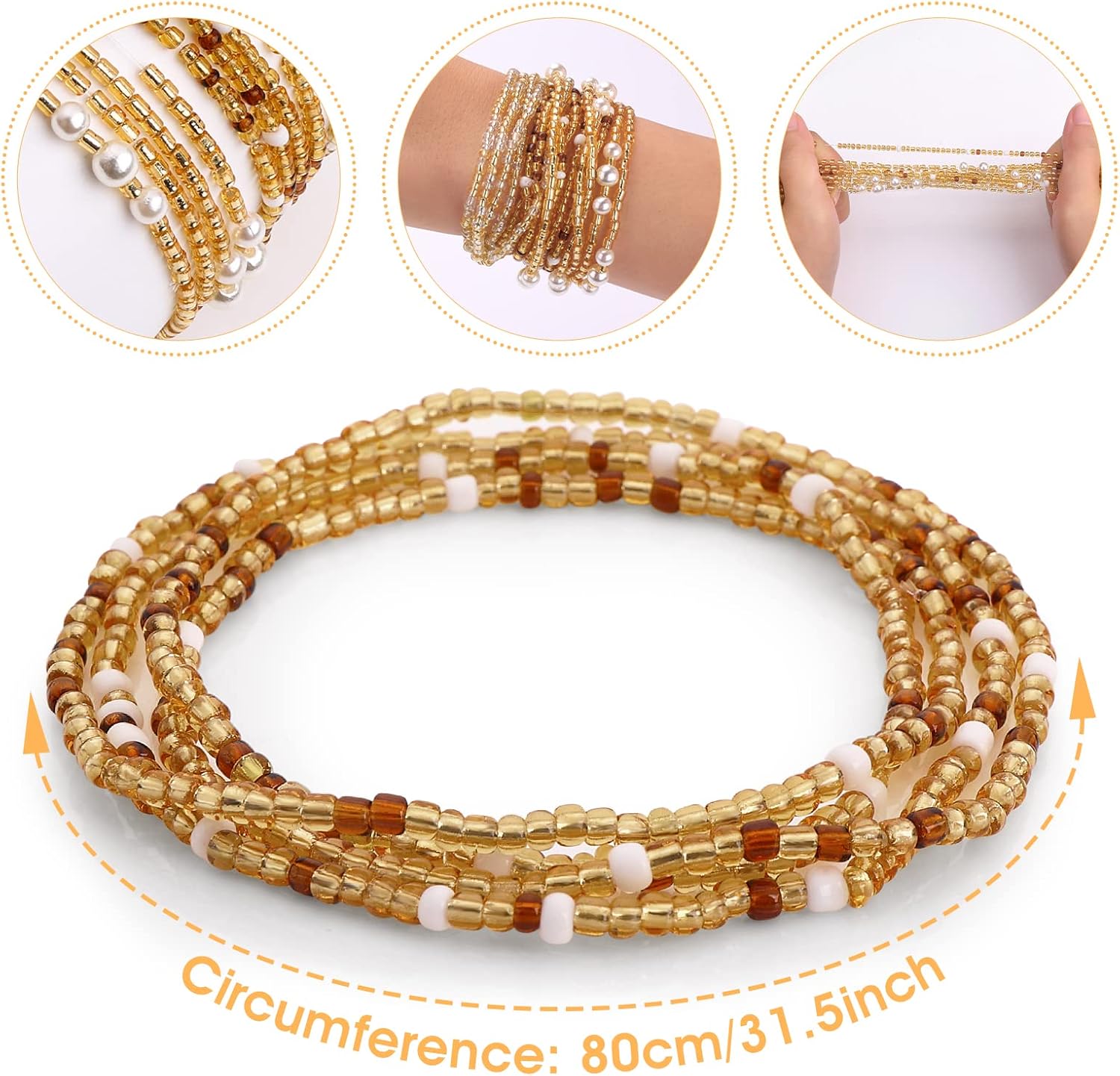 Conjunto de Correntes de Cintu - Body Jewelry In Bulk avaliação e preço