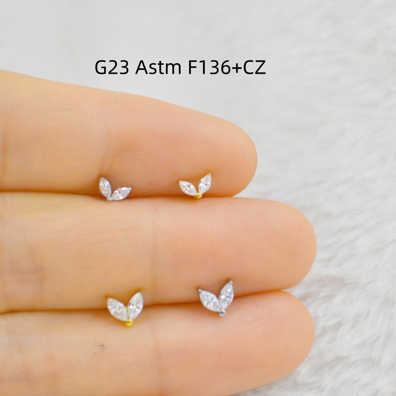 Lot10pcs G23 Titânio ASTM F136 - Rook Curved Barbell avaliação e preço