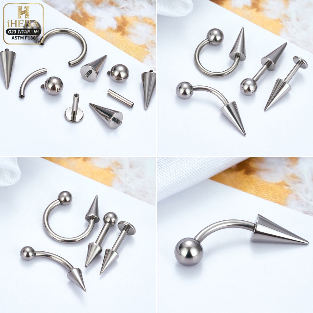 Conjunto de 10 Peças de Substi - Body Jewelry Vertical Labret avaliação e preço
