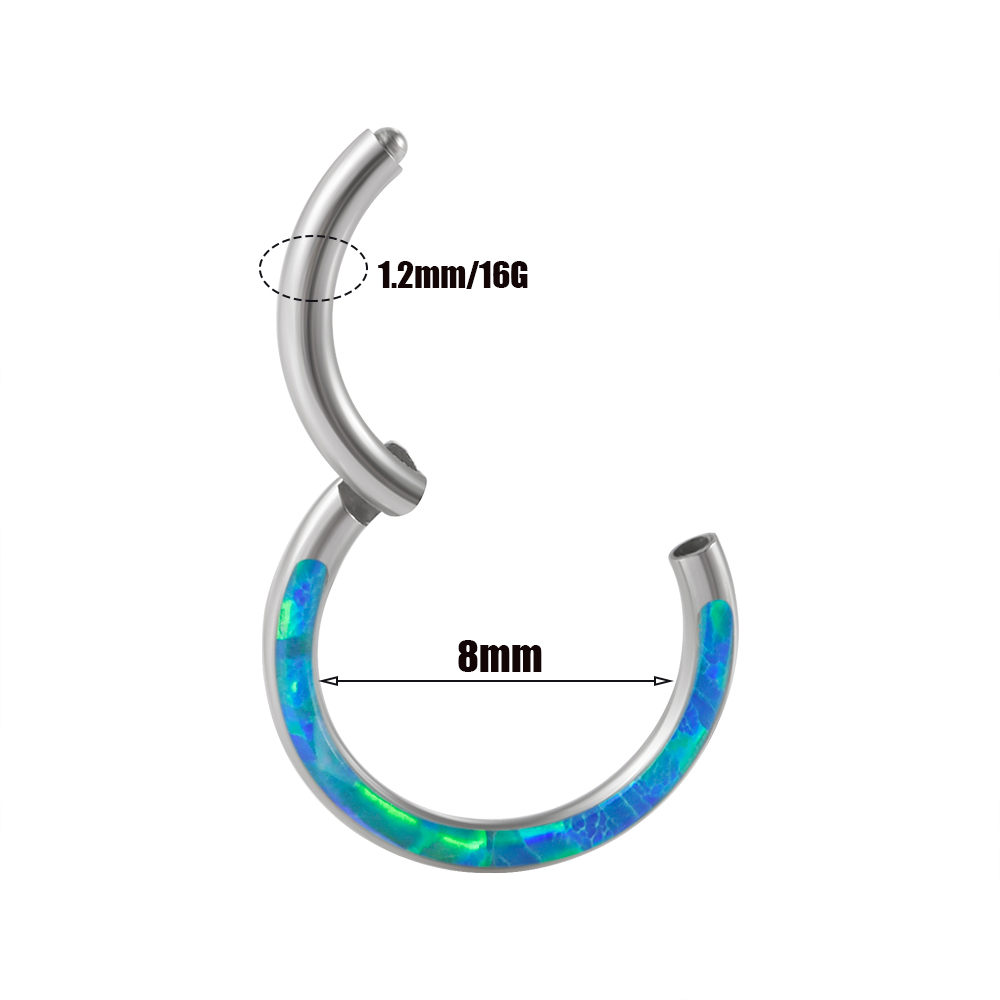 1 peça de aço cirúrgico opala  - Body Jewelry Quality avaliação e preço