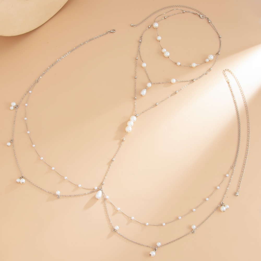 Colar de Pérolas de Imitação M - Body Jewelry In Bulk avaliação e preço