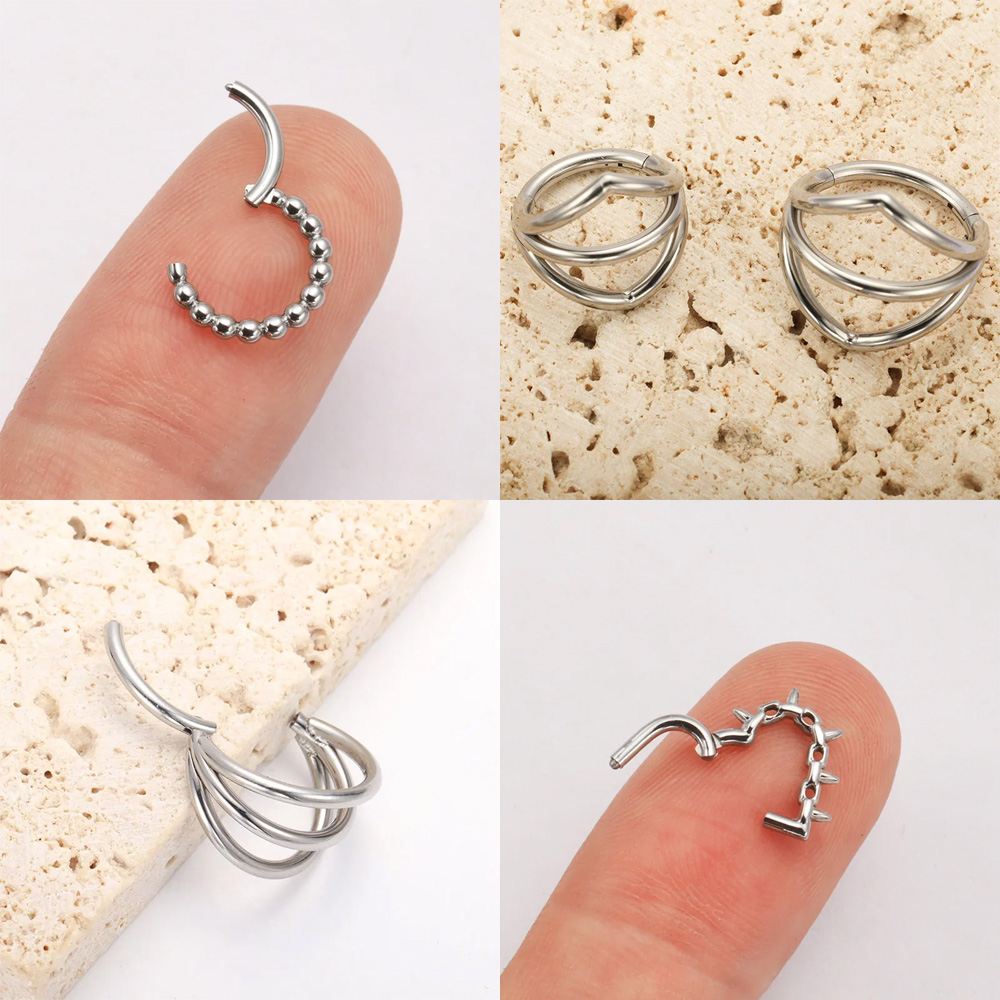 Brincos Minimalistas Hipoalerg - Dermal Anchor Top avaliação e preço
